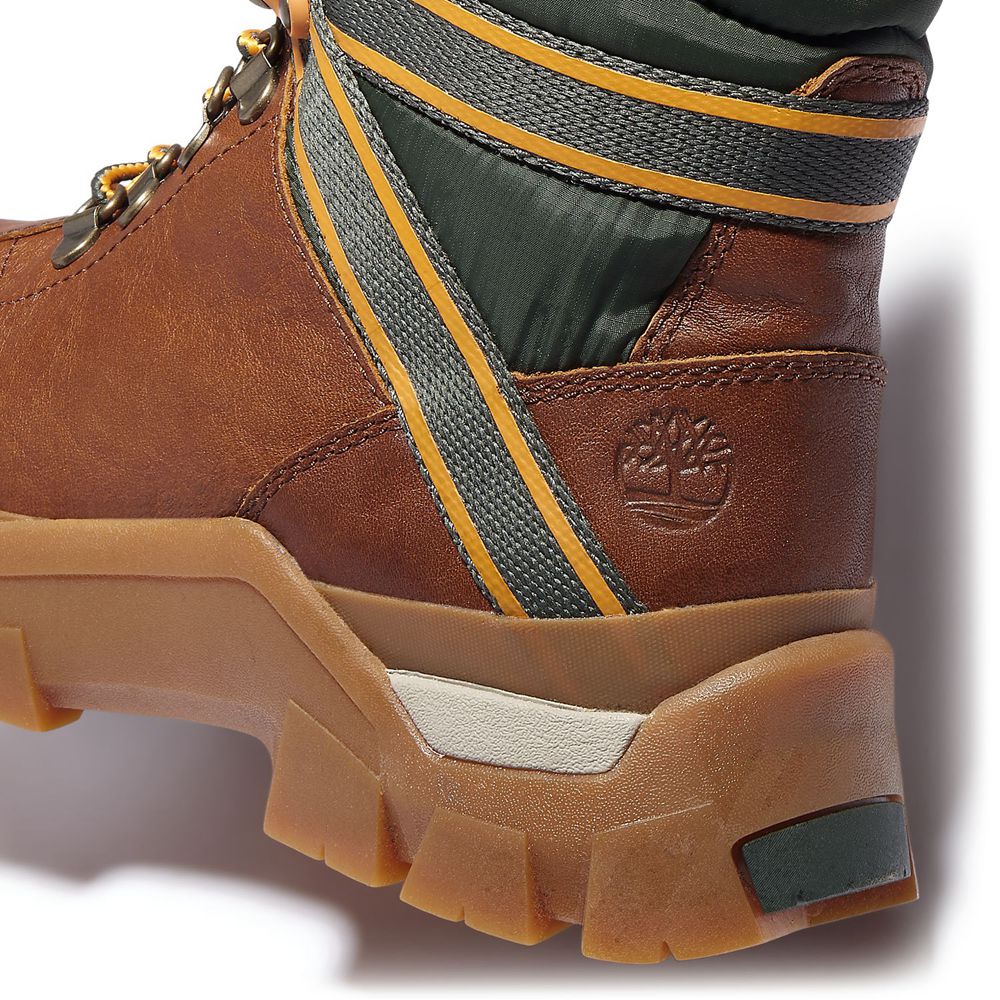 Botas de Nieve Timberland Argentina Mujer - Jenness Falls Waterproof Insulated - Marrones - ZTMYSQ-0